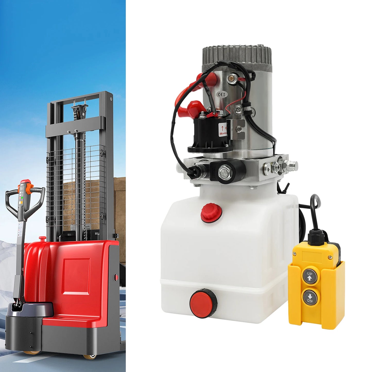 12V 3KW Single/Double Acting Electric Hydraulic Pump