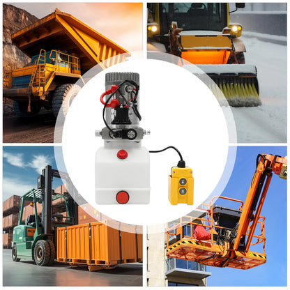 12V 3KW Single/Double Acting Electric Hydraulic Pump