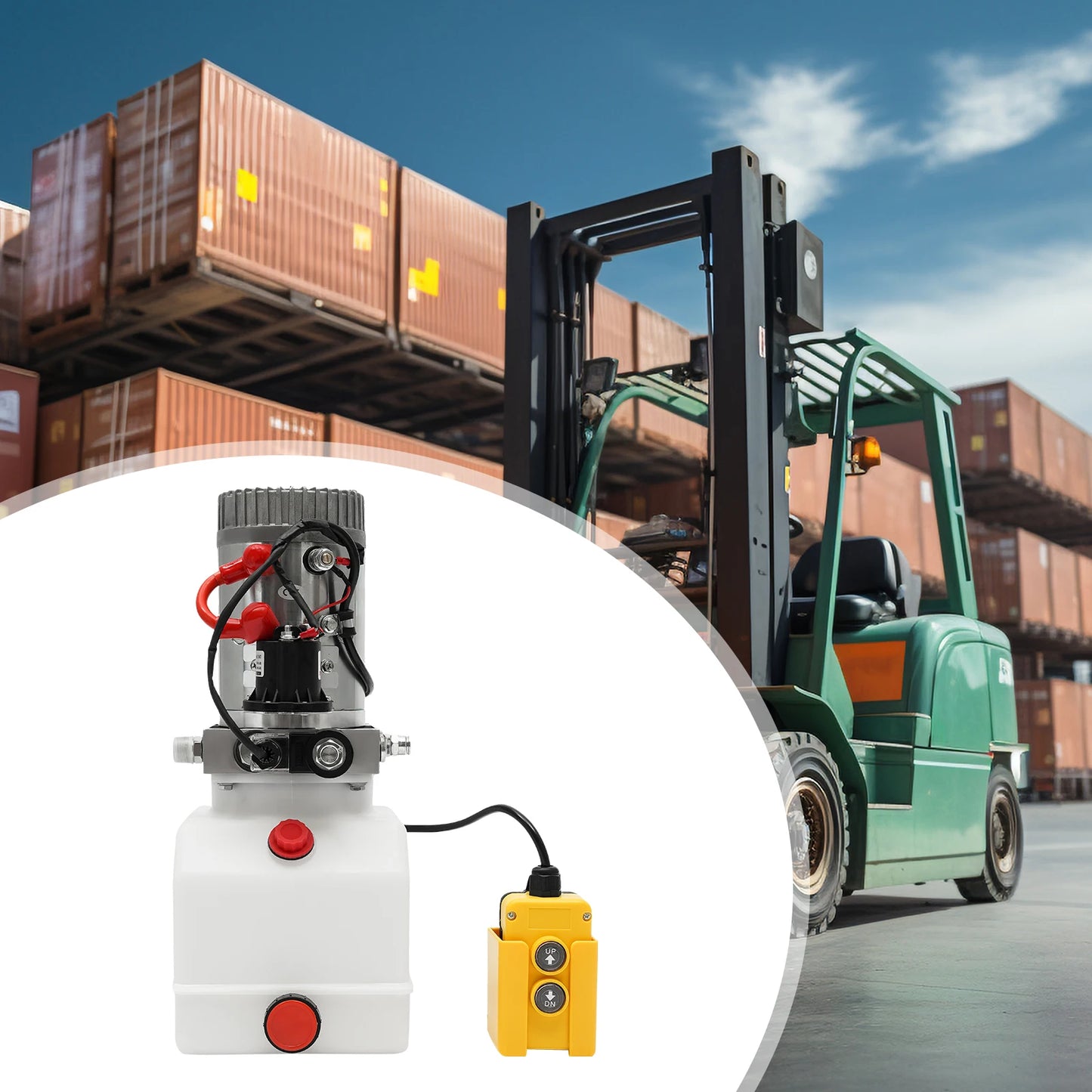 12V 3KW Single/Double Acting Electric Hydraulic Pump