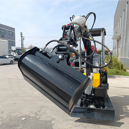Tilting Bucket Mini Excavator Attachments For 1-1.5ton Excavators