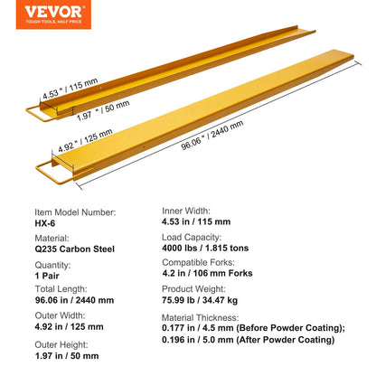 VEVOR Pallet Fork Extensions